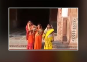 Bajrang Dal women performing aarti at Taj Mahal, video goes viral