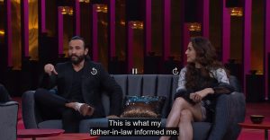 Saif revealed that Taimur's rate is Rs.1500 per picture amongst paparazzi