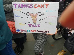 Ireland: People protesting on the streets #ThisIsNotConsent