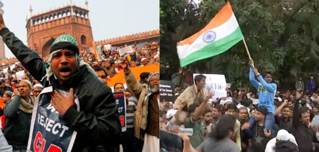 DELHI CAA Protest Azad had been earlier denied permission for a protest march from Jama Masjid Delhi nagarikta bill no bhare virodh to Jantar Mantar