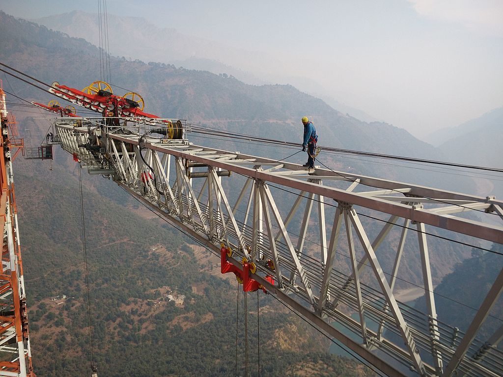 world highest railway bridge in kashmir chenab bridge