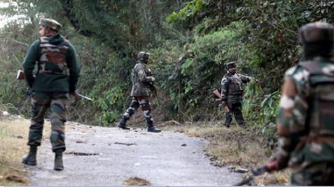 security forces killed three unidentified terrorists in encounter search operation Jammu Kashmir sena e anantnag ma vadhu 3 aatankio ne karya thar search operation chalu