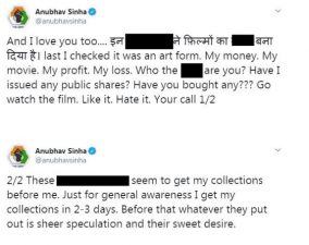anubhav-sinha-use-abusive-language-on-twitter-on-box-office-collection